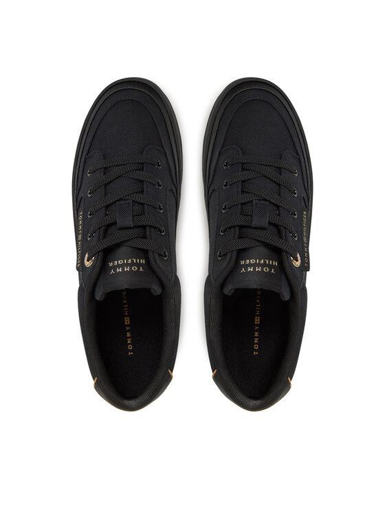 Tommy Hilfiger Tommy Hilfiger Sneakersy Essential Vulc Textile Sneaker FW0FW08323 Čierna