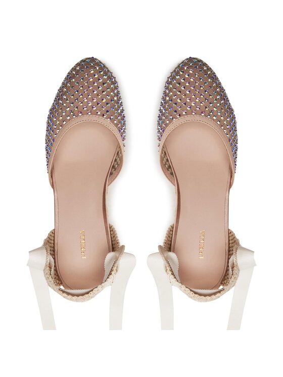 Le Silla Le Silla Espadrilky Gilda 0423U060M1PPSAS158 Béžová