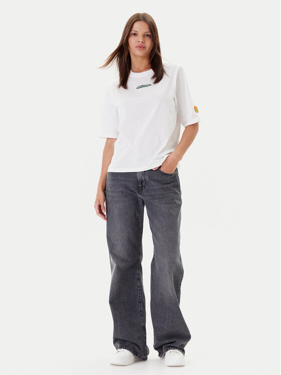 ONLY ONLY T-Shirt Phoebe 15351369 Biały Regular Fit