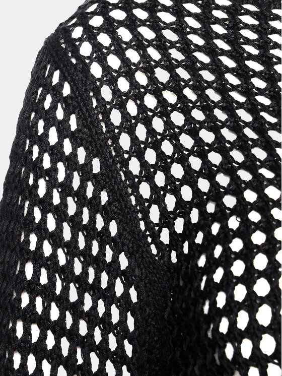 BDG Urban Outfitters BDG Urban Outfitters Пуловер Lattice 77097871 Черен Regular Fit