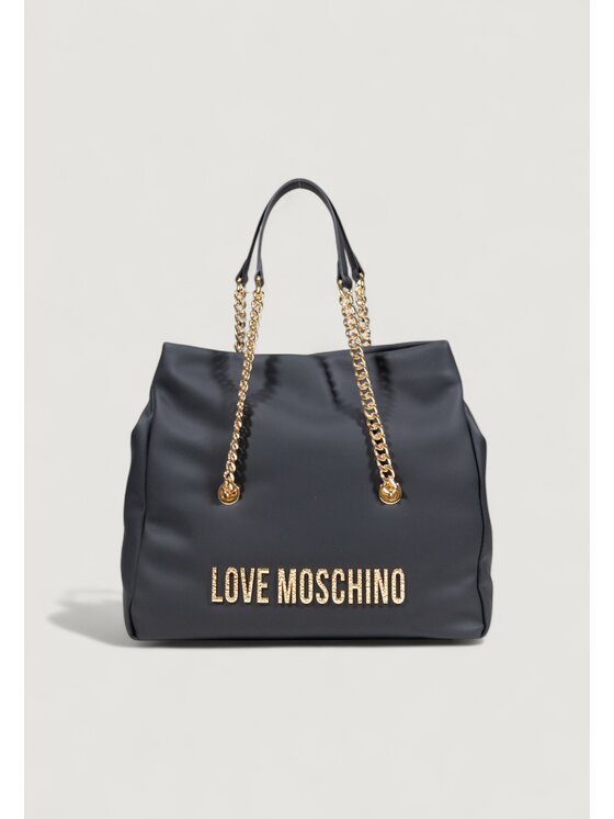 LOVE MOSCHINO LOVE MOSCHINO Σάκος HAMMERED LOGO Μαύρο