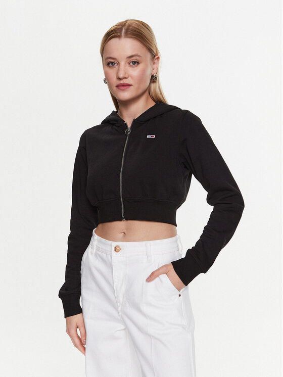 Tommy Jeans Tommy Jeans Mikina DW0DW15414 Čierna Regular Fit