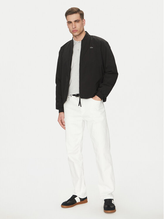 Lacoste Lacoste Geacă bomber BH8904 Negru Regular Fit