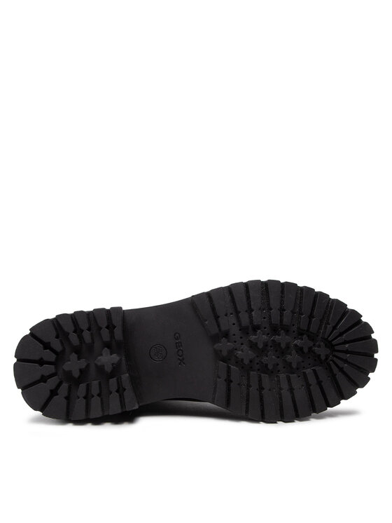Geox Geox Kotníková obuv s elastickým prvkem D Iridea P D26HRP 00043 C9999 Černá