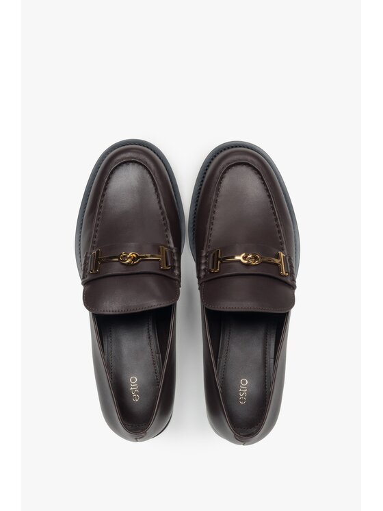 Estro Estro Μοκασίνια ER00118780 Καφέ