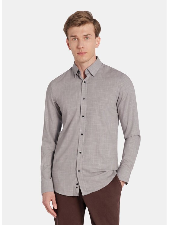 Pako Lorente Pako Lorente Koszula P25WF-1X-020 Brązowy Slim Fit