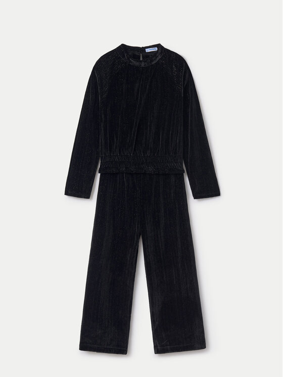 Mayoral Mayoral Completo maglietta e pantaloni 7553 Nero Regular Fit