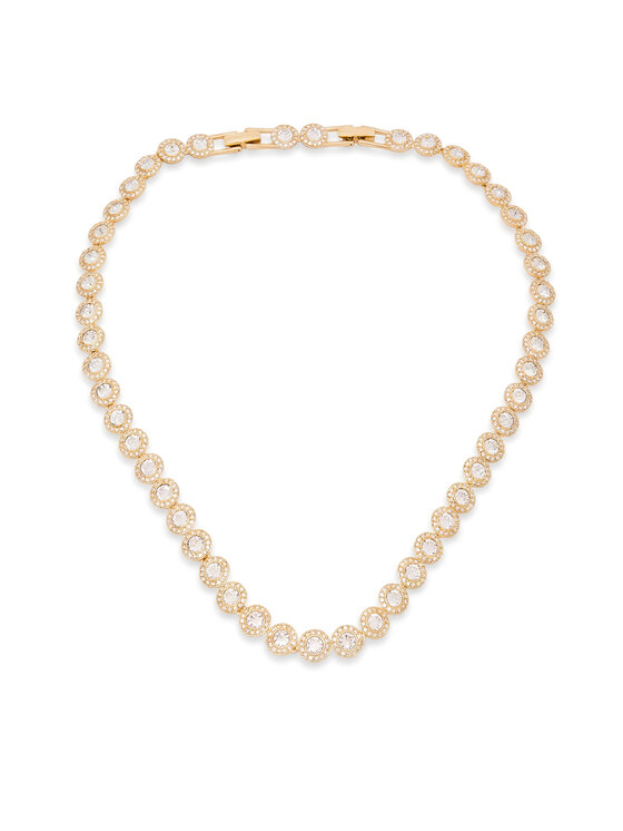 Swarovski Swarovski Σετ σκουλαρίκια, βραχιόλι και κολιέ Una Angelic 5750619 Χρυσό