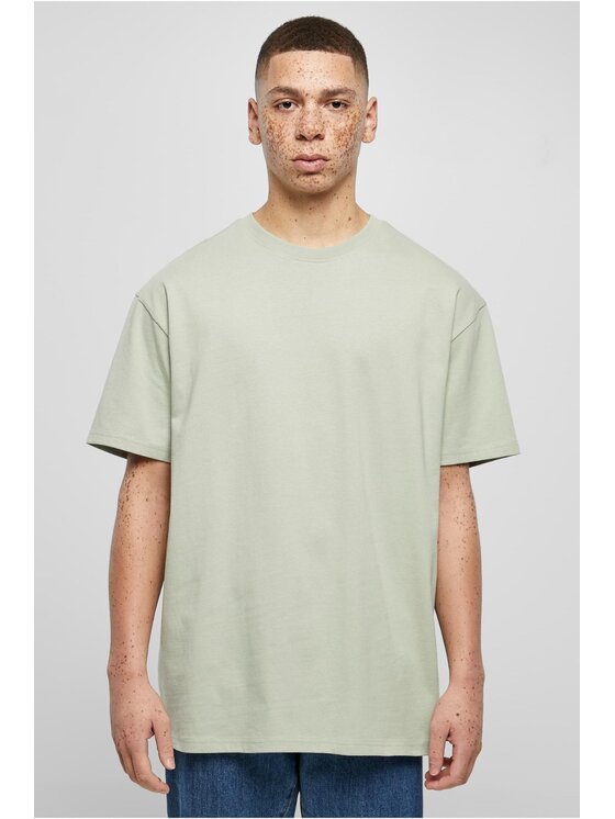 TeeShoppen TeeShoppen T-Shirt 'Oversized Collection' Turkusowy Oversize
