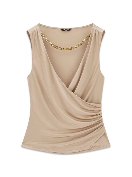 Marciano Guess Marciano Guess Top G6GP11 K3617 Beež Slim Fit