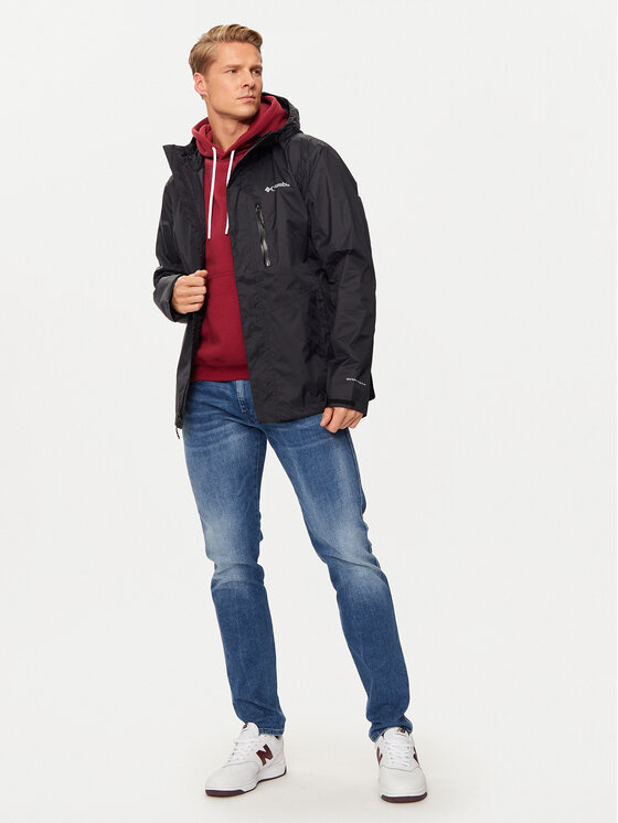 Columbia Columbia Vodootporna jakna Pouring Adventure™ III 2117171 Crna Regular Fit