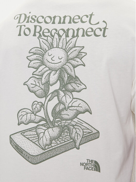 The North Face The North Face T-Shirt Connect NF0A8E3Y Μπεζ Relaxed Fit