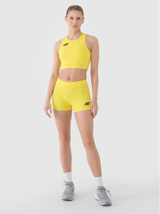 4F 4F Kolarki NOS Żółty Slim Fit