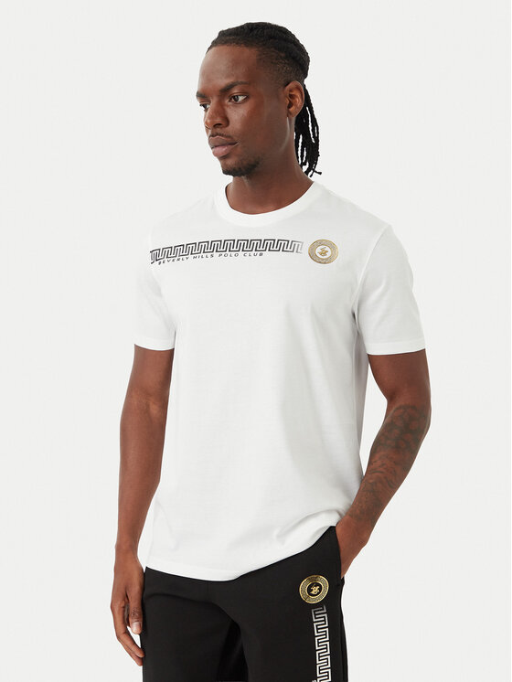 Beverly Hills Polo Club Tricou M1608-HR Alb Regular Fit