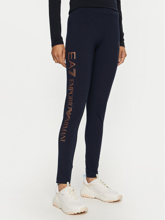 EA7 Emporio Armani Legíny 8NTP63 TJ01Z 1562 Tmavomodrá Slim Fit