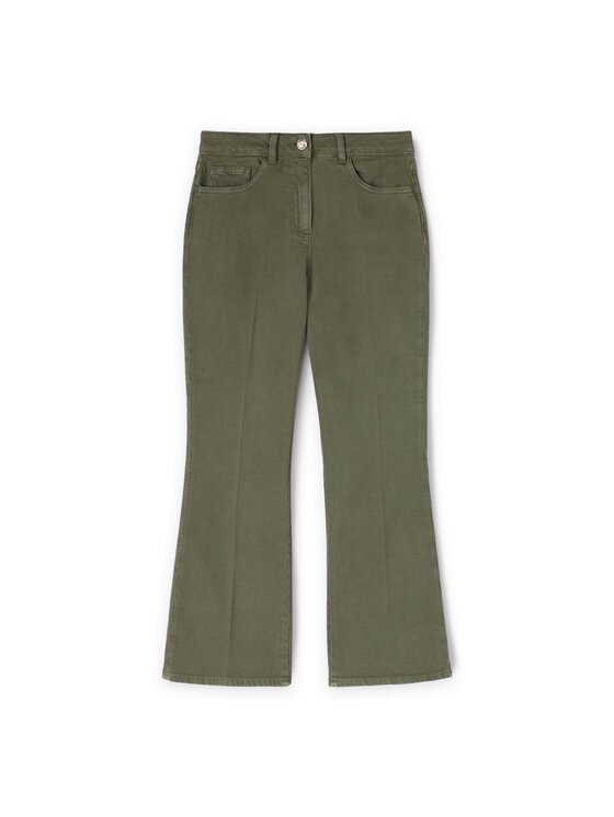 Motivi Motivi Pantaloni di tessuto P745Q004010N035 Verde Flare Fit