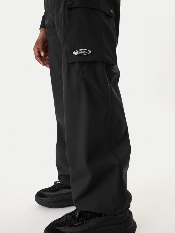 Quiksilver Quiksilver Skijaške hlače Snow Down Cargo EQYTP03231 Crna Relaxed Fit