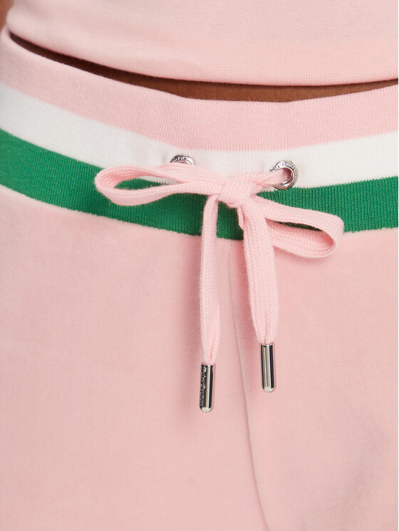 Juicy Couture Juicy Couture Donji dio trenerke Velour JCWBJ225352 Ružičasta Regular Fit