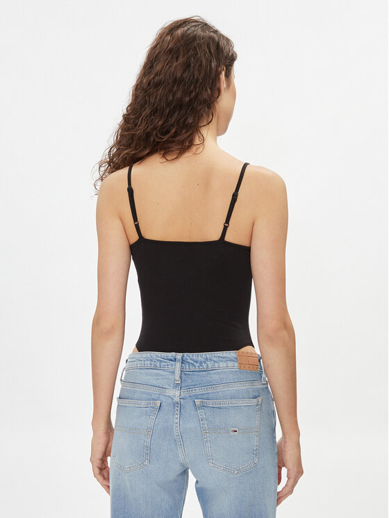 Tommy Jeans Tommy Jeans Bodi Essential DW0DW17993 Črna Slim Fit