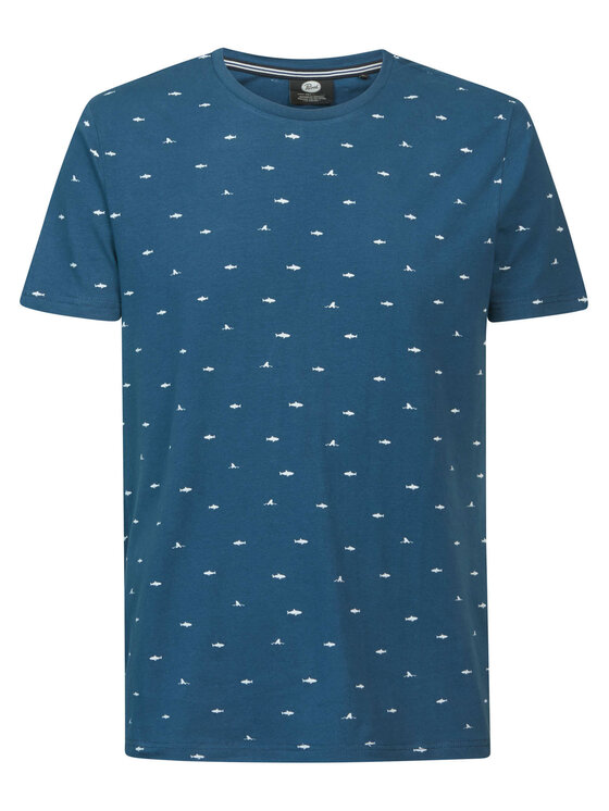 Petrol Industries Petrol Industries T-Shirt M-1030-TSR657 Μπλε Regular Fit