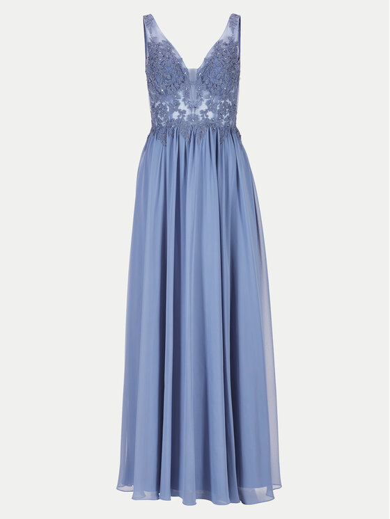 Hey Kyla Swing Večerní šaty 5AH035HK Modrá Slim Fit