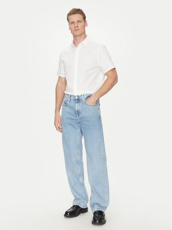 Calvin Klein Calvin Klein Cămașă Classic LV04LB125G Alb Regular Fit