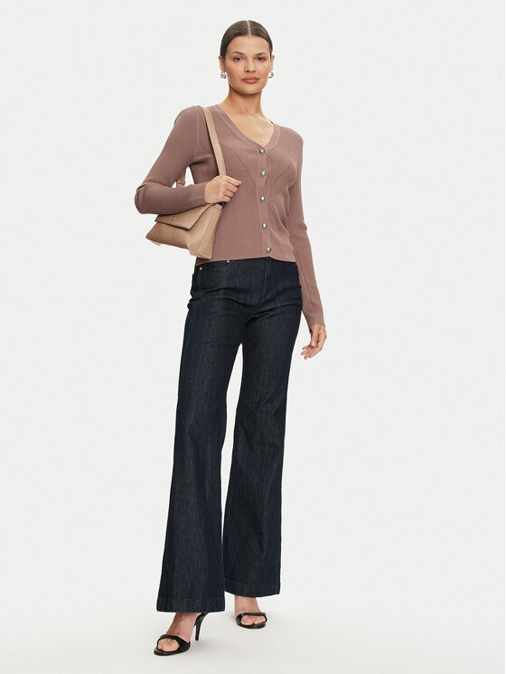Guess Guess Kardigāns Kailey W4GR41 Z2U00 Bēšs Regular Fit