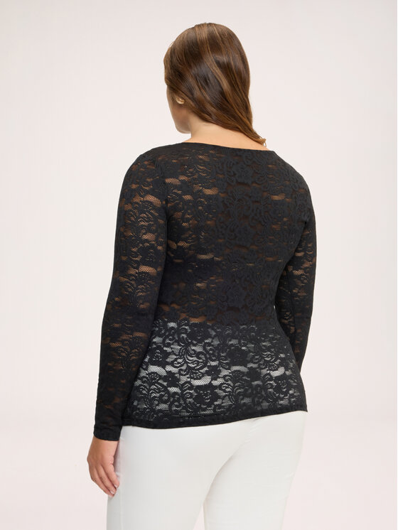 Fiorella Rubino Fiorella Rubino T-Shirt G01EL009519N033 Czarny Regular Fit