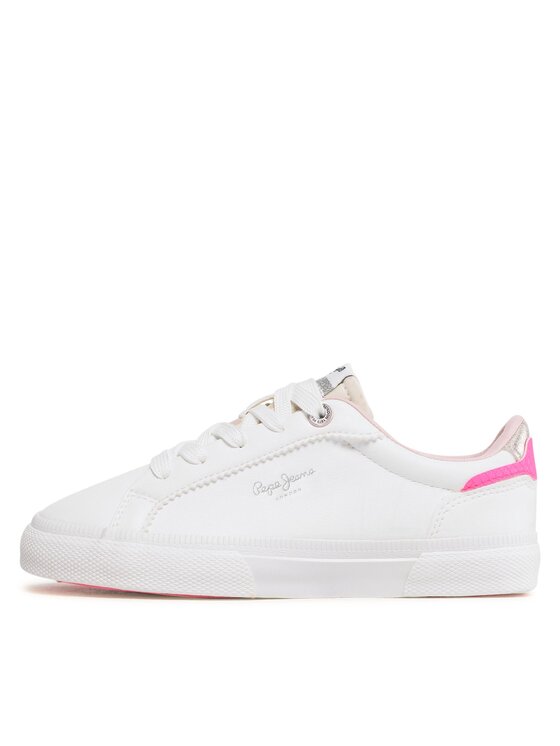 Pepe Jeans Pepe Jeans Гуменки Kenton Basic Girl PGS30549 Бял