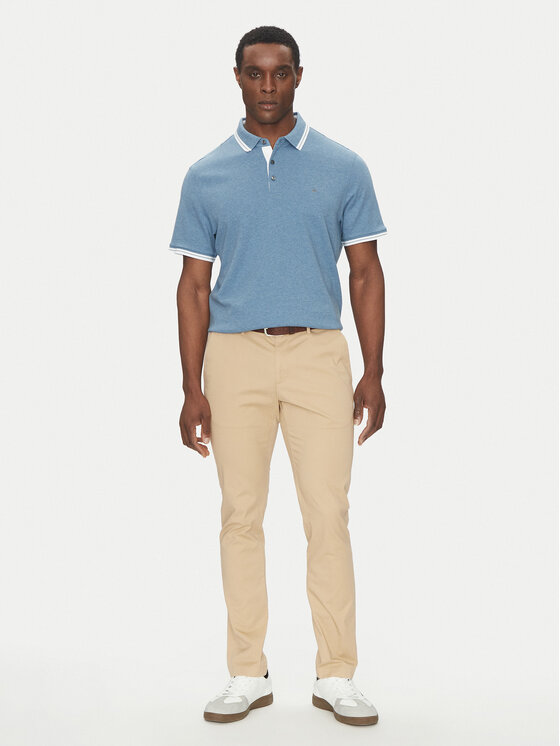 Michael Kors Michael Kors Polo CS2512720B Niebieski Regular Fit