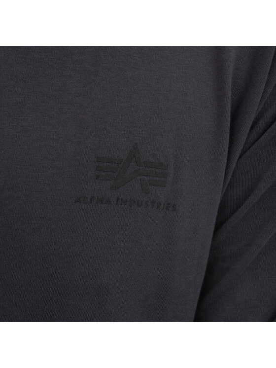 Alpha Industries Alpha Industries Longsleeve AI.116571-136-XL Szary Slim Fit
