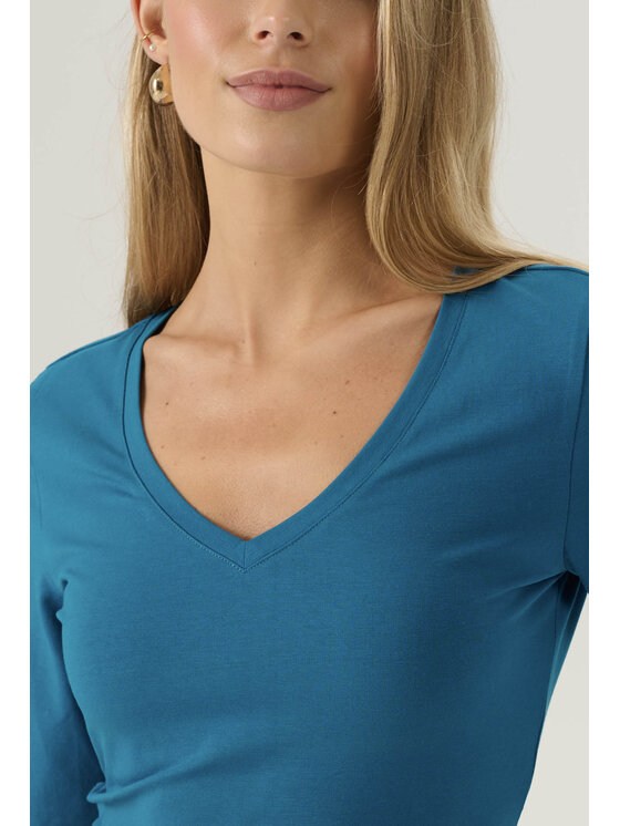 Femestage Femestage T-Shirt Femestage AB BASE TSH1590-012 Niebieski Regular Fit