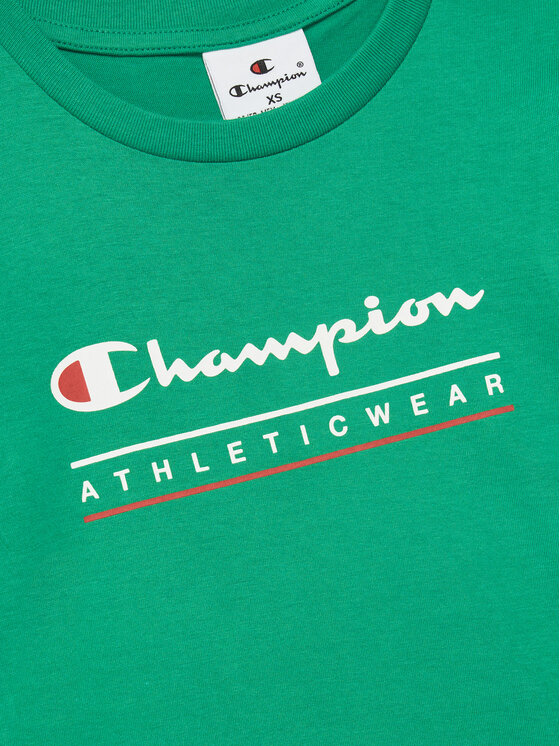 Champion Champion Set T-Shirt und Shorts 306992 Grün Regular Fit