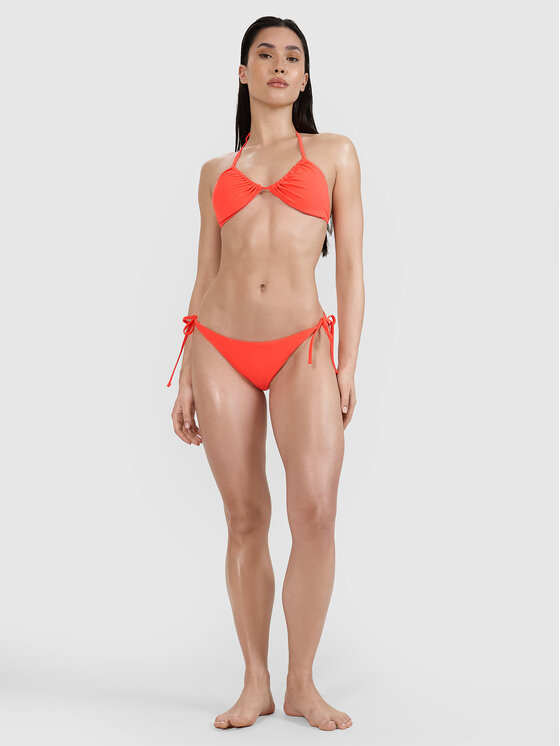 4F 4F Vrchný diel bikín BEACHWEAR BASIC Červená