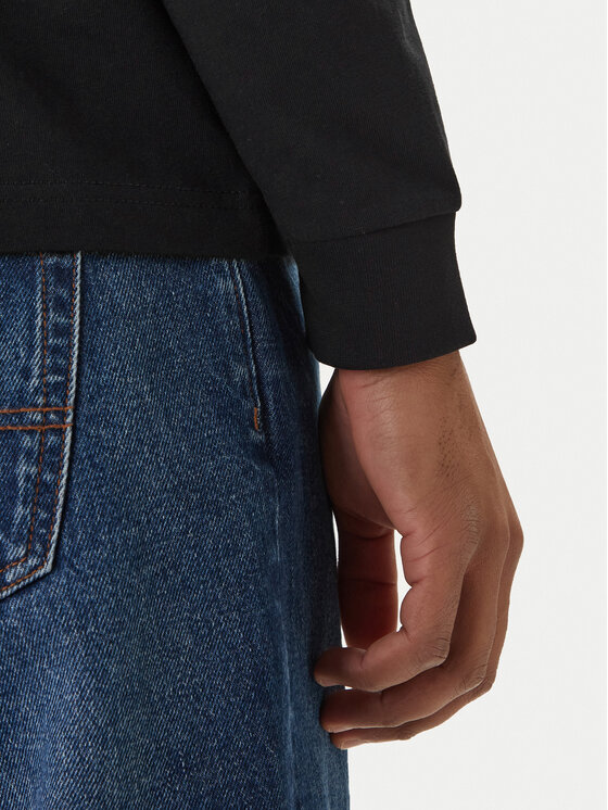 Napapijri Napapijri Longsleeve S-Box Logo NP0A8BC5 Μαύρο Regular Fit