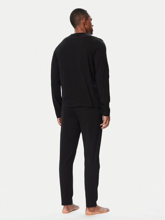 Lacoste Lacoste Пижама 4H0924 Черен Regular Fit