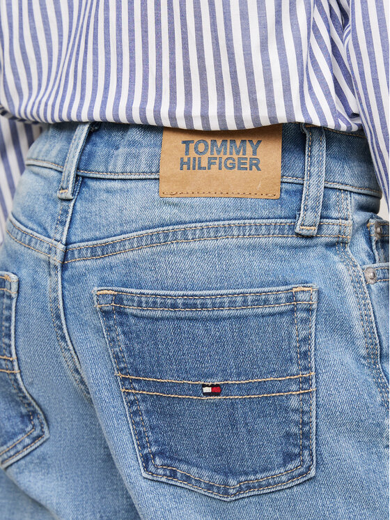 Tommy Hilfiger Tommy Hilfiger Jeansy KG0KG08145 Niebieski Wide Leg