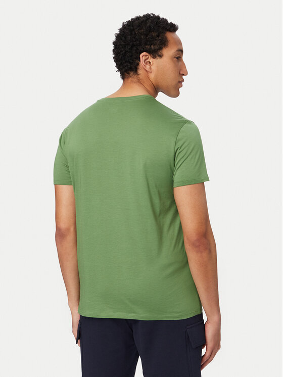 Lacoste Lacoste T-krekls TH6710 Zaļš Regular Fit
