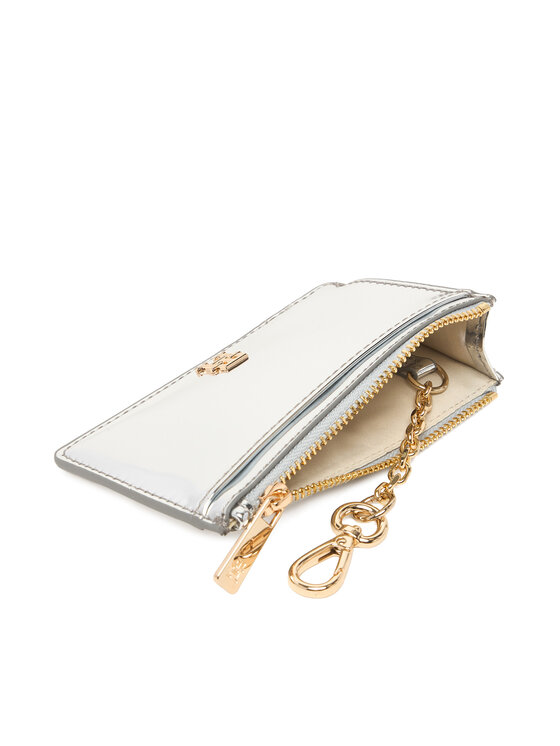 Tommy Hilfiger Tommy Hilfiger Bankkártya tartó Long Cc Holder Met AW0AW18038 Ezüst