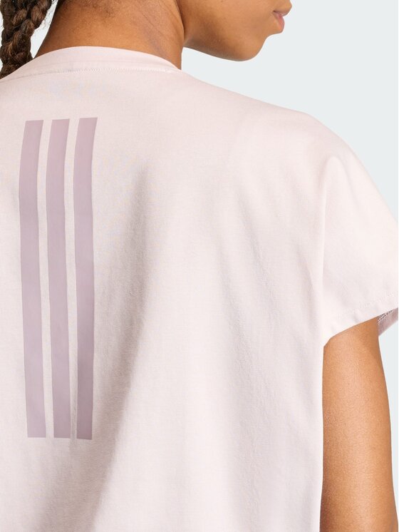 adidas adidas Koszulka techniczna 162228 Fioletowy Loose Fit
