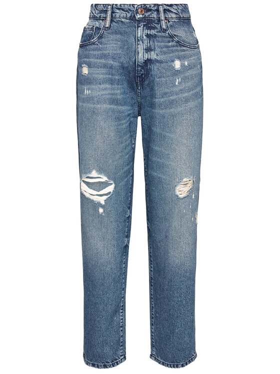 Guess Guess Дънки Jacqueline W02A53 D3LI2 Син Relaxed Fit