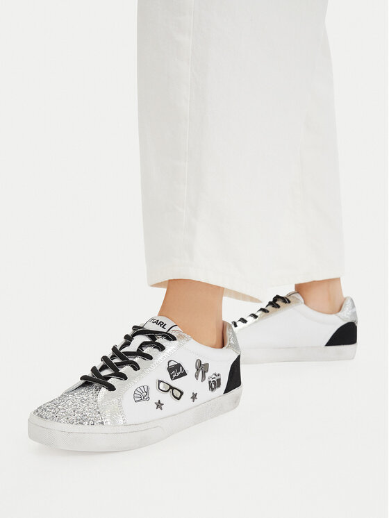 KARL LAGERFELD KARL LAGERFELD Снікерcи KL60118E Білий