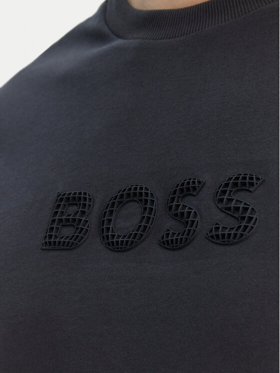 BOSS BOSS T-Shirt TS_Terrace Logo 50559361 Tmavomodrá Regular Fit