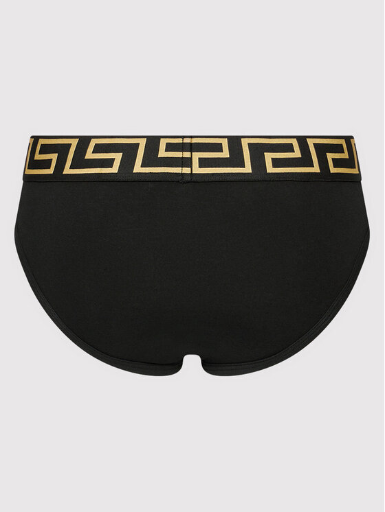 Versace Versace Класически дамски бикини Greca 1001381 Черен