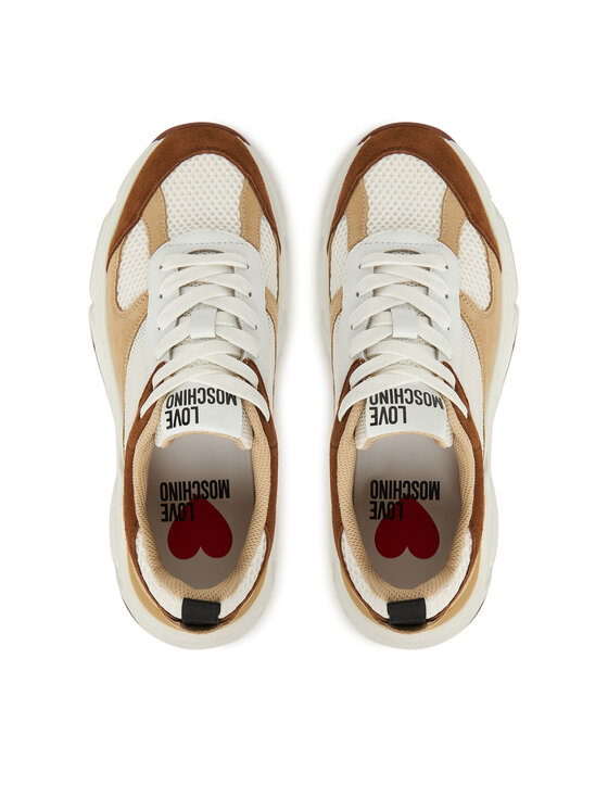LOVE MOSCHINO LOVE MOSCHINO Sneakersy JA15246G0NIQF10B Béžová