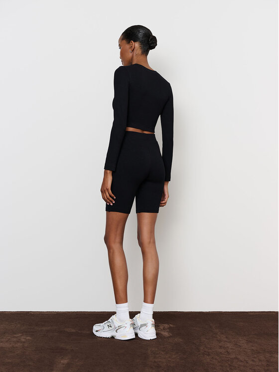 La Mania La Mania Pantaloncini sportivi TIFF SZORTY Nero Classic Fit