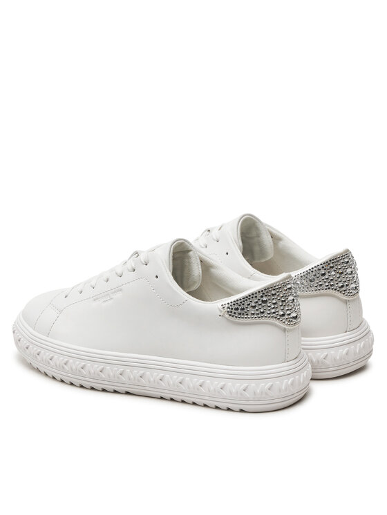 MICHAEL Michael Kors MICHAEL Michael Kors Sneakers Grove Lace Up 43H3GVFS2L Alb