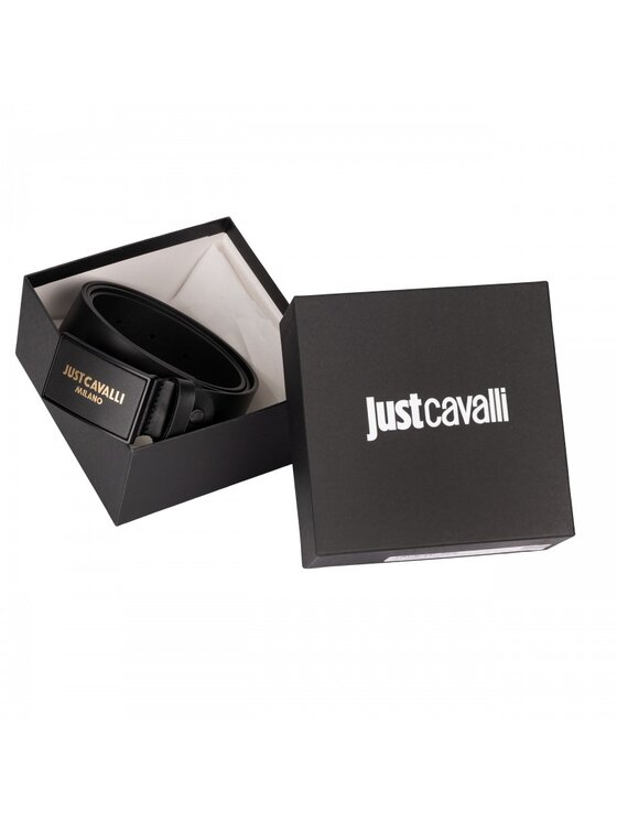 Just Cavalli Just Cavalli Pánský pásek 79QA6F10.ZP296 Černá
