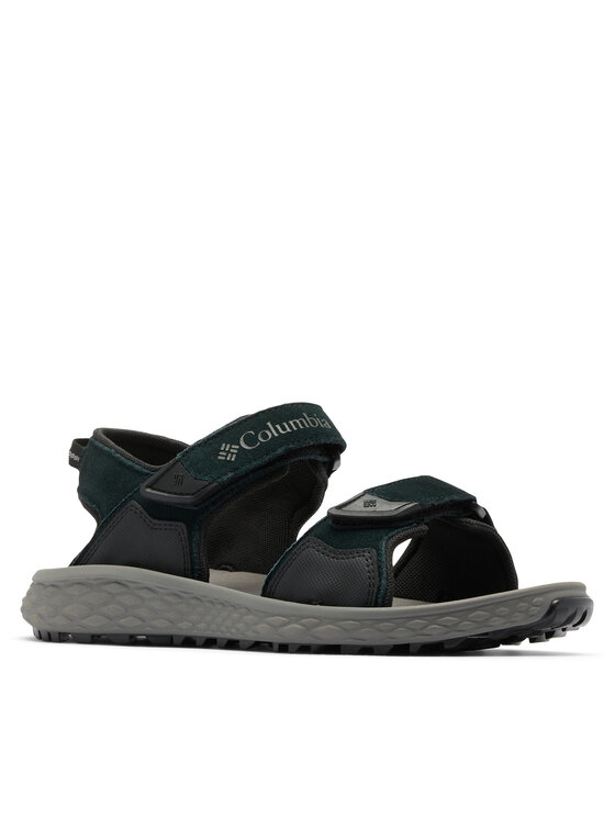 Columbia Columbia Sandály Konos Hiker 2-Strap 2121561 Černá