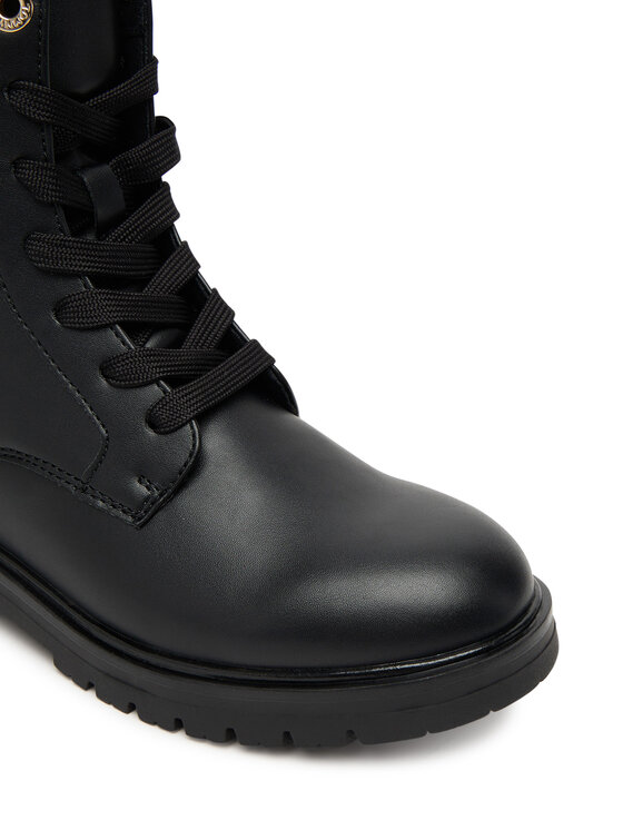 Tommy Hilfiger Tommy Hilfiger Scarponcini Lace-Up Bootie T3A5-34012-1355 D Nero